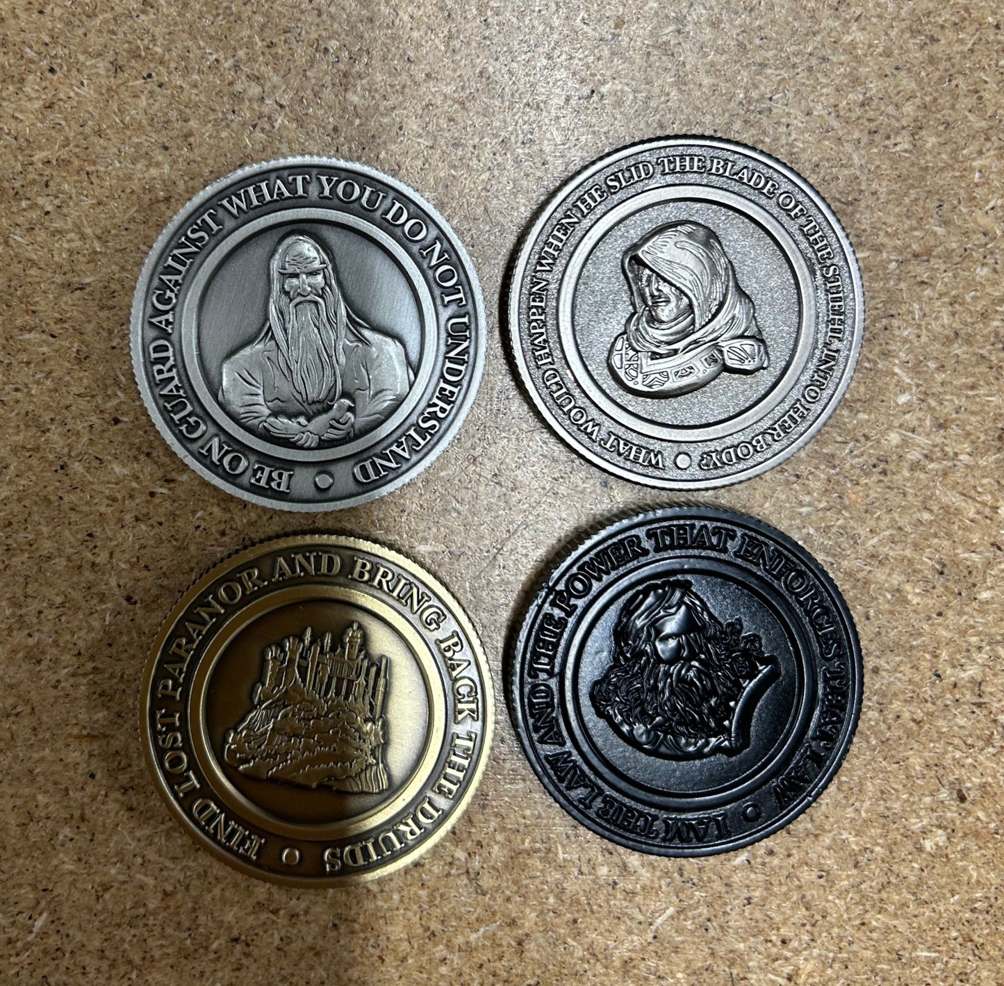 Coin Set: The Druid of Shannara (4 Coins)