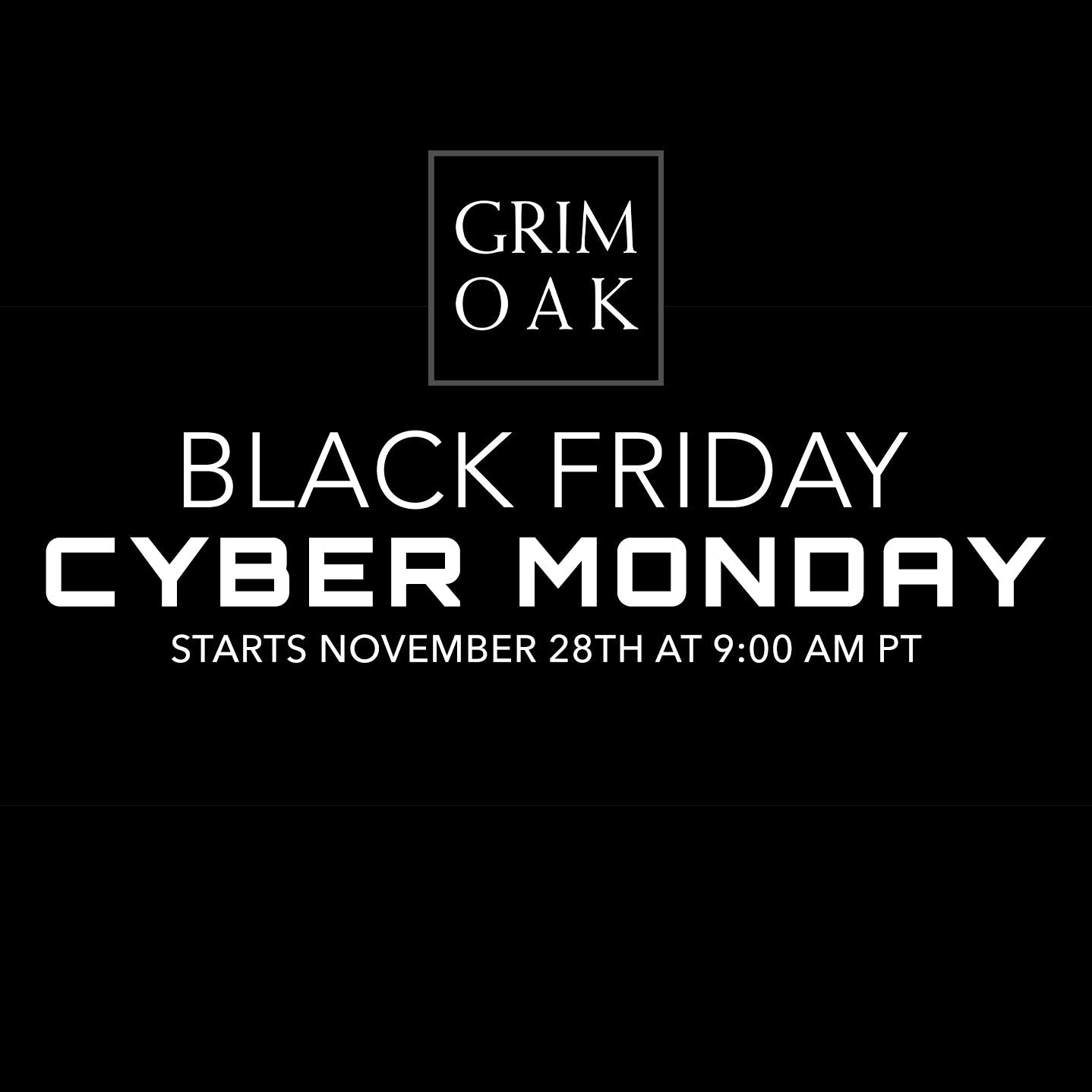 2025 Black Friday & Cyber Monday Sale