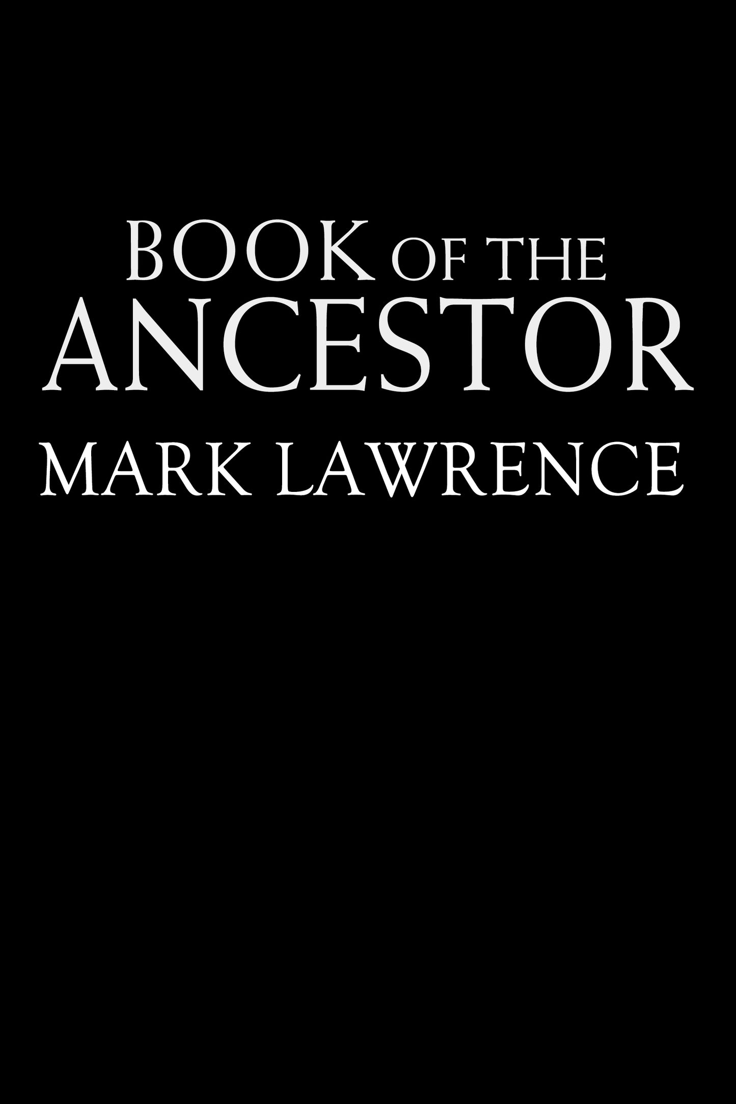 Book of the Ancestor Lettered Edition