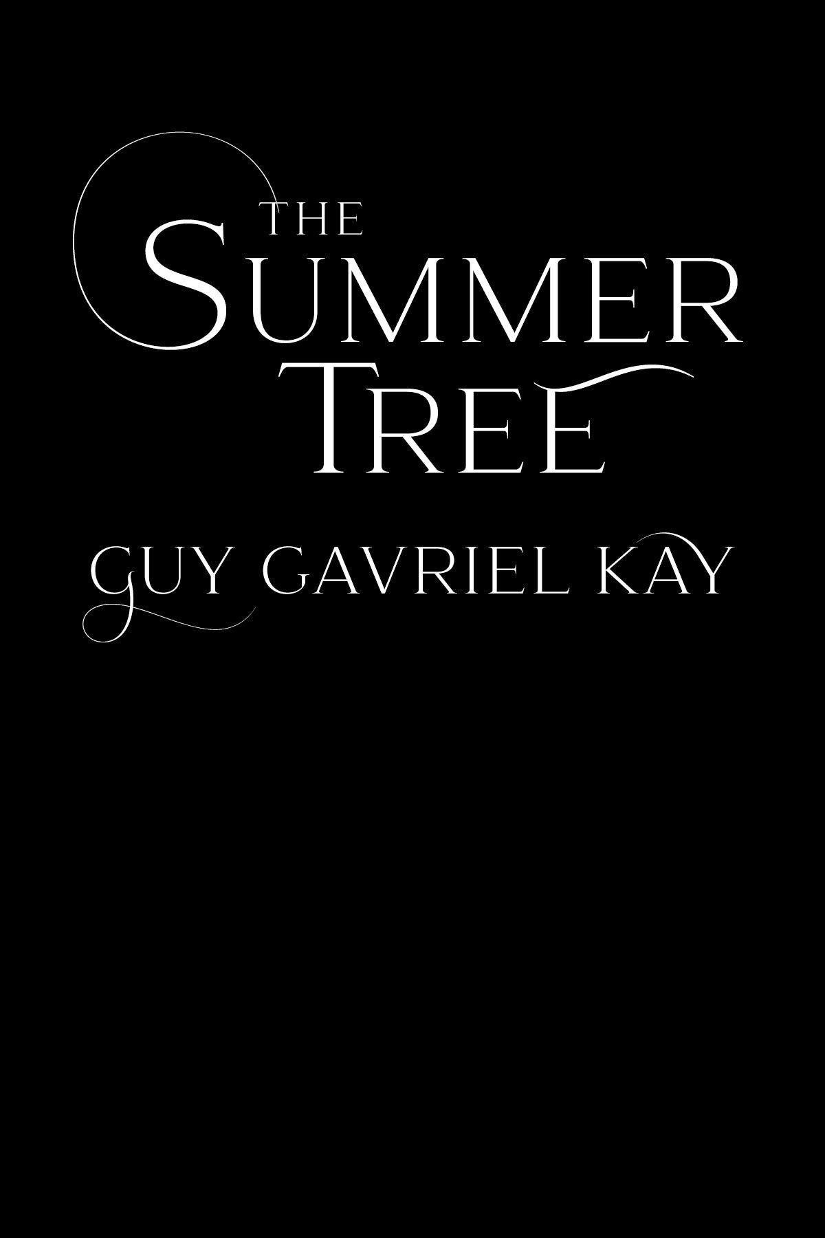 The Summer Tree Lettered Edition