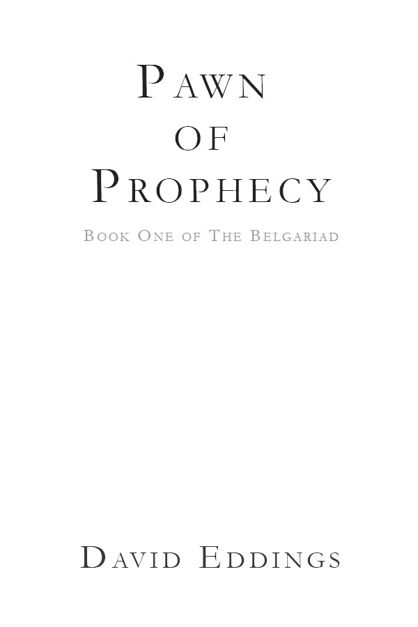 Pawn of Prophecy Lettered Edition
